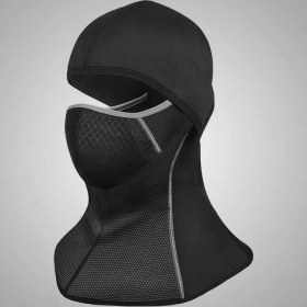 Resim Musen Digital Kış Maskesi Mask & Balaklava - Siyah (Yurt Dışından) 