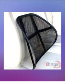 Resim Genel Markalar File Carub Ortopedik Terletmeyen File Bel Desteği Sırt Minderi Siyah Universal 