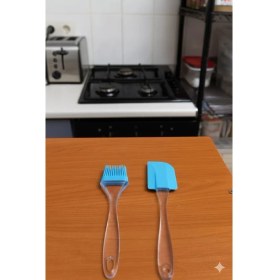 Resim Silikon Fırça ve Spatula Seti – 5 Renk Seçeneği (Isıya Dayanıklı) 