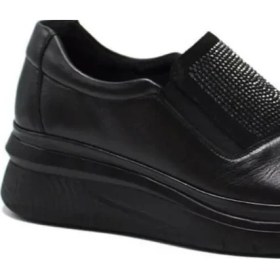 Resim Bags Shoes Venüs 24322147K Deri Anatomik Dolgu Taban Taşlı Comfort Ayakkabı 