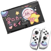 Resim Nintendo Switch Oled Tpu Mat Kabartmalı Koruyucu Kılıf Kirby 