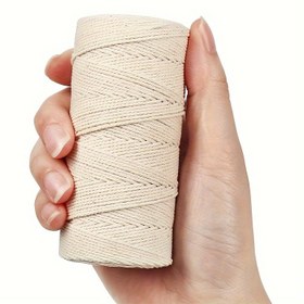 Resim 100% Pamuklu Kasap İpi | 99.97 metre Doğal Bej Pişirme İpi | Gıda Güvenliği, Izgara, Sosis ve El Sanatları için Çok Amaçlı Kullanım | Dayanıklı, Çok Yönlü Mutfak Kordonu 