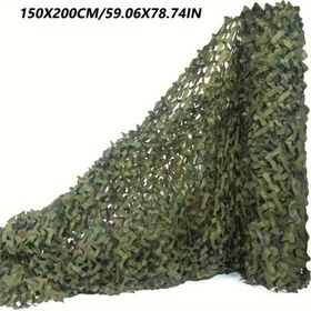 Resim Kamuflaj Bahçe Ağı - Dayanıklı PVC, Hafif ve Çerçevesiz Orman Çim Desenli Güneşlik, Avcılık ve Kamp Kamuflaj Ağı, Açık Hava Kullanımı İçin, Avcılık Körük|Kamuflaj Deseni|Hafif Ağı, Açık Hava Kamp Ekipmanı 