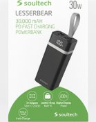 Resim DLR STORE Soultech Lesserbear 30.000 mAh Powerbank | PD 20W Hızlı Şarj | Dijital Göstergeli | Deri Askılı 