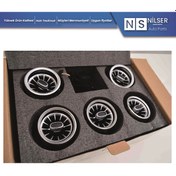 Resim Mercedes W205 W253 Işıklı Havalandırma Set Ön 5 Parça 3 Renk 