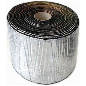 Resim Kauçuk Bant Oto Ses Yalıtımı 9mm Alüminyum Folyolu 10 Cm X 10 Metre 