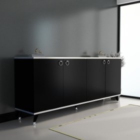 Resim KAREN KONSOL K20 SİYAH - GÜMÜŞ 160 CM 