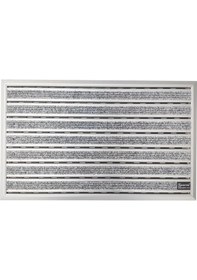 Resim Arfen Halı Üst Yüzeyli Alüminyum Ince Seri Gri Paspas 50 X 80 Cm 