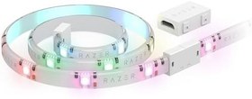 Resim Razer Aether Light Strip Extender - RGB LED Işık Şeridi Uzatma (1M / 3ft Genişletici, 8 Genişleticiye Kadar Bağlayın, Esnek Tasarım) Beyaz 