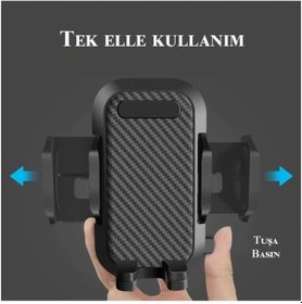 Resim Araç Içi Uzayan Ayarlanabilir Vantuzlu Otomotik Klipsli Telefon 