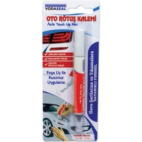 Resim Aesco Mey Ithalat® Vodaseal Oto Rötuş Kalemi Metalik Beyaz 5 ml 