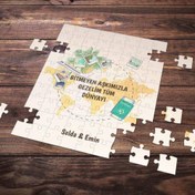 Resim Kişiye Özel Romantik Tasarımlı Puzzle -P28 E-Hediyeci