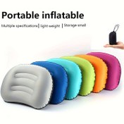 Resim Ultralight Inflatable Pillow, Açık Hava Kampı Seyahat için 