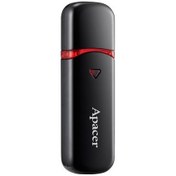 Resim Apacer AH333 32GB USB 2.0 Siyah Flash Bellek - AP32GAH333B-1 