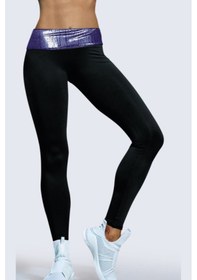 Resim Kadın Siyah Termal Sauna Terleten Tayt Atlet 2'li Takım Görsel 