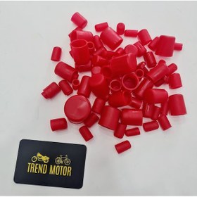 Resim Civata Süs Kapak Silikon Kırmızı - Cg Çita Motosiklet 