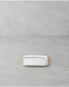 Resim English Home Glint Metal İkram Tepsisi 20x20 Cm Gold-silver 