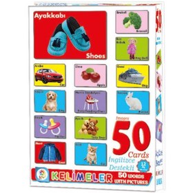 Resim LC7179 Laço, Resimli 50 Kelime - İngilizce Destekli / +12 ay 