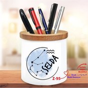 Resim Kişiye Özel Burçlu Hediyelik Kalemlik, Burç Tasarımları Z2 Serisi 