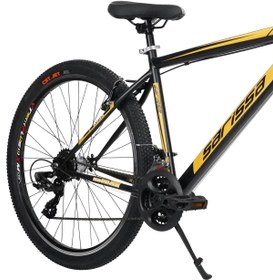 Resim SARİSSA BİSİKLET Sarissa Moon 27,5" Jant MTB Ön Amortisörlü Shimano Kelebek 21 Vites V Fren Dağ Bisikleti Siyah Sarı 