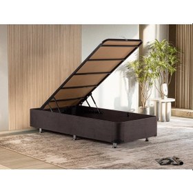 Resim Niron Ela Füme Baza 90x190 Tek Kişilik Baza 