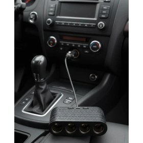 Resim Zenvia Araçlar Için 4’lü Çakmak Çoklayıcı Type C USB ve Koruma Sistemli 