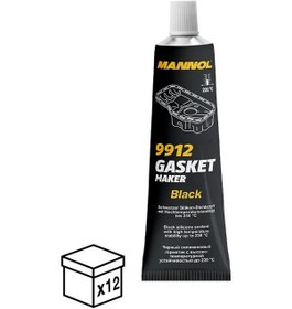 Resim Mn9912-0.85 Gasket Maker Black Siyah Sıvı Conta 85 Gr 12adet 