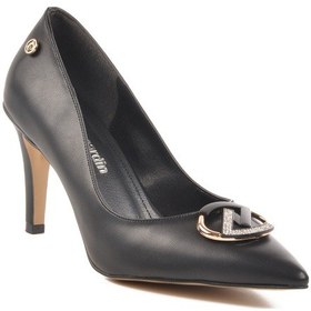 Resim Siyah İnce Topuklu Kadın Abiye Ayakkabı Pc-54506 Z Siyah 