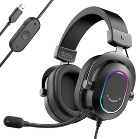 Resim Fifine Ampligame H6 Mikrofonlu Oyuncu Kulaklık - Bilgisayar Kulaklık - Rgb Yayıncı Kulaklık 