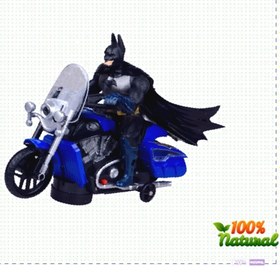 Resim OMZ Motosiklet Işıklı Müzikli Çarpar Döner 20x18cm Pil Hediyeli Kız Erkek Cocuk Oyuncak Egitici Montess 