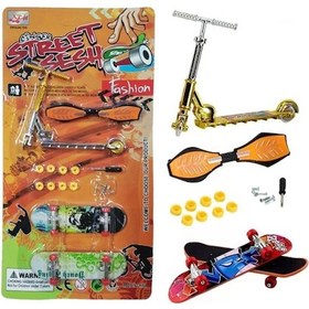 Resim Parmak Kaykay - Skate Board - Paten Ve Scooter Oyun Seti - 012-13 - Turuncu 1 Adet 