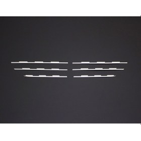 Resim Peugeot Rıfter 2018 Üzeri Krom Ön Panjur P.Çelik 6 Prç 