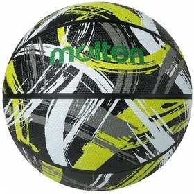 Resim Molten Kauçuk Basketbol Siyah Ve Sarı 7 Numara Basketbol Topu B7f1601 
