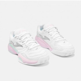 Resim Joma Tm10ls2632c Master 1000 Kadın Toprak Kort Tenis & Padel Ayakkabısı Beyaz Pembe 
