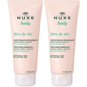 Resim Nuxe Body Reve De The Revitalsing Shower Gel - Duş Jeli 2x200ml 