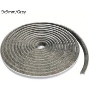 Resim Xuweiwei Gri 9x9mm Ses Yalıtımlı Kendinden Yapışkanlı Kapı Pencere Contası Gri 