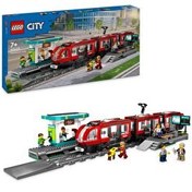 Resim LEGO City Şehir Merkezi Tramvay İstasyonu 60423 