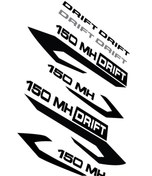 Resim ELF REKLAM Mondial Mh150 Drift Logo Etiket 