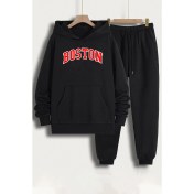 Resim Trendypassion Unisex Boston Baskılı Eşofman Takımı 