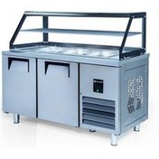 Resim Iceinox Servis Buzdolabı 330 Lt 304 Çelik Kaliteli 2 Kapılı Camlı 