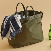 Resim 1 adet Büyük Kapasiteli Naylon Tote Çanta ile Eşleşen Mesh Çanta – Hafif Seyahat, Fitness, Alışveriş El Çantası – Şık ve Basit Yeşil/Mavi/Siyah Tasarım – Hafta Sonu Tatilleri ve Günlük Kullanım için Mükemmel, Günlük Tote Çanta | Trendy Tasarım | Hafif El Çantası 