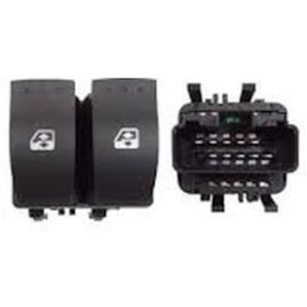 Resim Cam Açma/kapama Çiftli Ön Sol Çiftli-siyah Renault Megane Iı 02 Trafıc Iı 06 Laguna Iı 01 Opel Vivaro A 06 10 Fişli 8200315034-8200416806 
