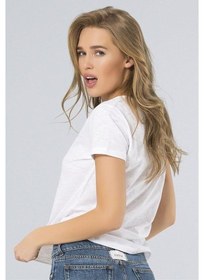Resim Wtshırt Paris Kadın Pijama Takımı - Beyaz Beyaz 