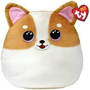 Resim TY Beanies Tanner Beyaz ve Kahverengi Squishy 25 Cm 