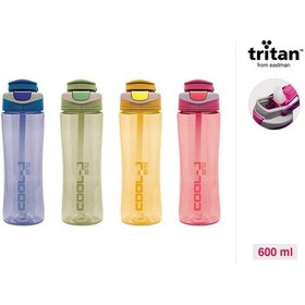 Resim Gıpta Matara Pipetli 600 Ml Trıtan 4 Renk Mıx K758200 Çok Renkli 