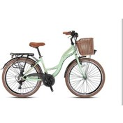 Resim Geroni Sırıo - 26" City Bike - 21 Vites - V.b. - Mint Yeşili-kahverengi - Shimano Mint - Yeşil 