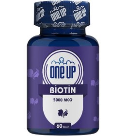 Resim One Up Biotin Aromasız 5000 Mcg 60 Tablet 