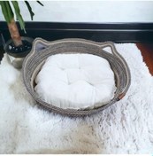 Resim Decohandy 40 Cm Elyaflı Kedi Yatağı 