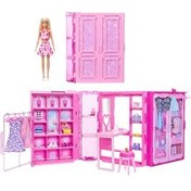 Resim Barbie'nin Rüya Gardırobu ve Bebek Oyun Seti HXD58 