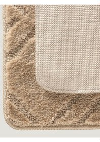 Resim Lüks Kaymaz Taban 50x80 Cm Banyo Halısı/paspası Wb - 11 Mm Kalın %100 Polipropilen I 